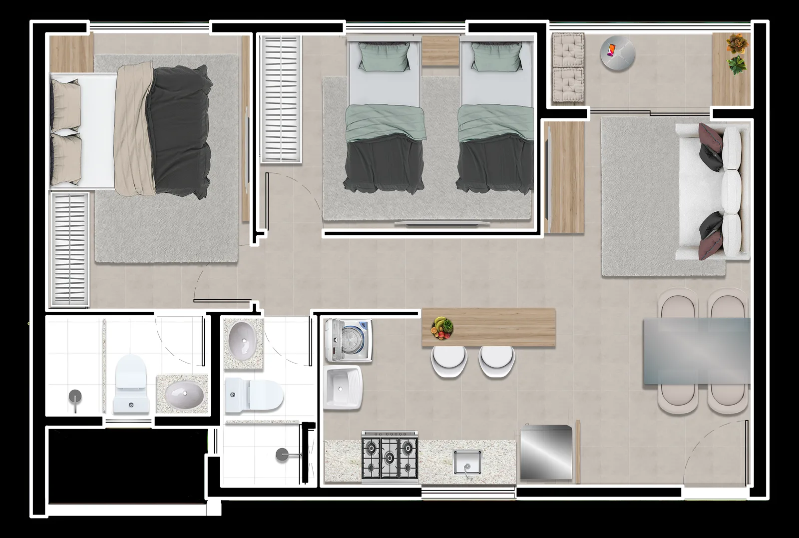 Lançamento à venda em José de Alencar, Fortaleza: Apartamentos de 2 e 3 quartos perto da Washington Soares — foto 26 de 27